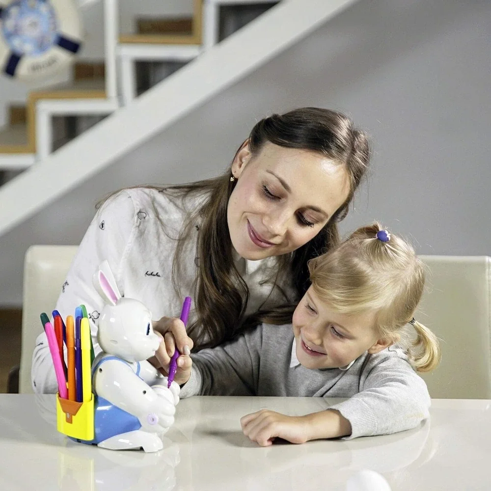 JOYIN Easter Bunny Egg Spinner Kit w/ Markers - Kids‎ Craft Decorator